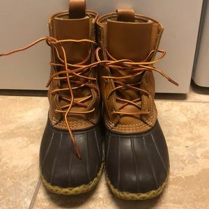EUC LL Bean Duck Boots